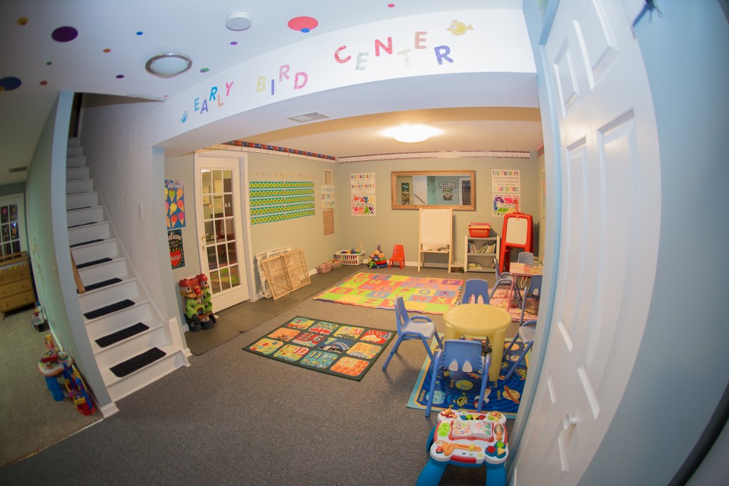 child day care play area